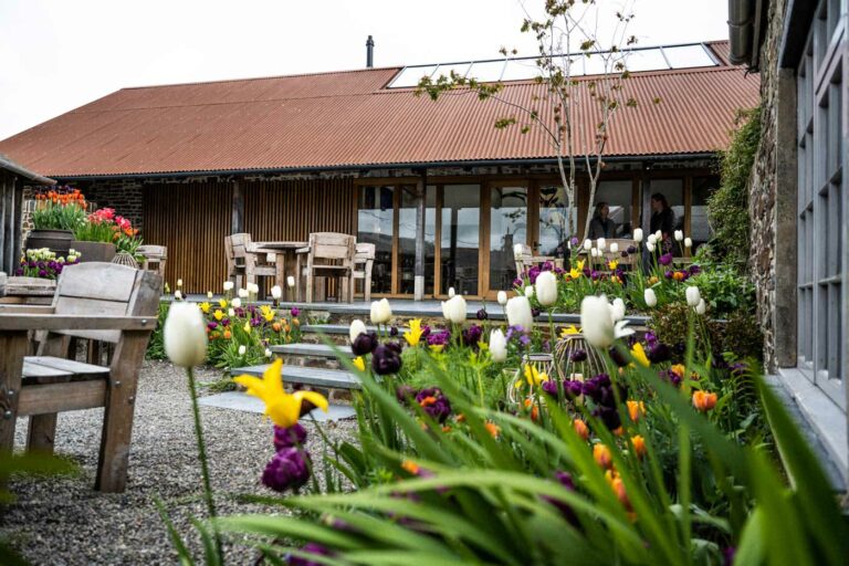 The garden at The Farmers Arms Gastro Pubs, Woolsery