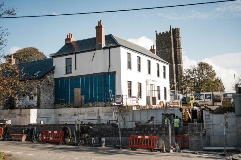 Restoration work on Wulfheard Manor, Woolsery