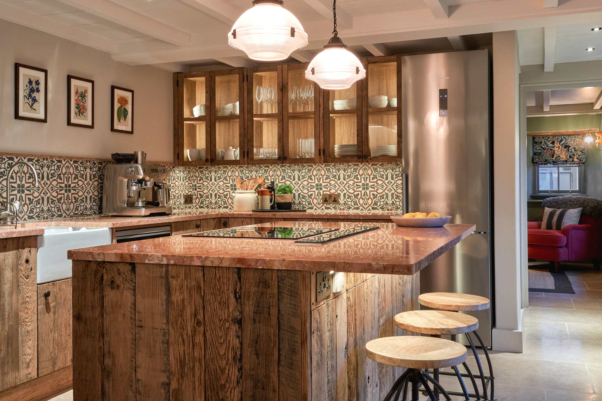 The kitchen, perfect place for a luxury gourmet break in North Devon