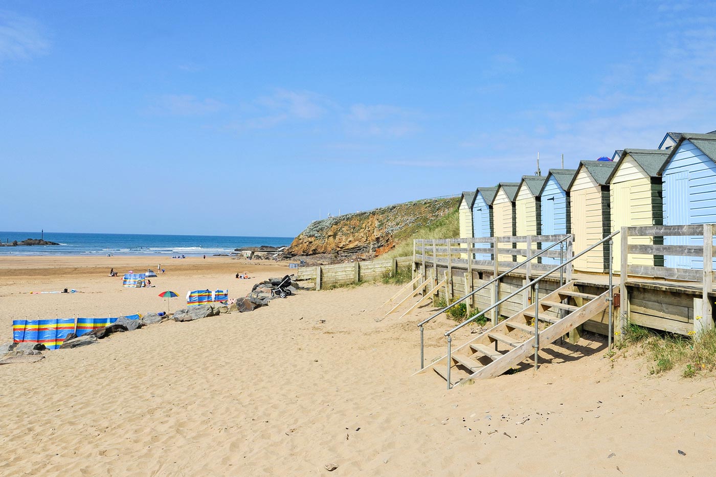 Summerleaze Beach in Bude