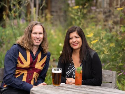 Michael and Xochi Birch, Owners of The Farmers Arms, Woolsery